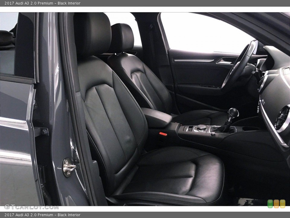 Black Interior Front Seat for the 2017 Audi A3 2.0 Premium #139292073