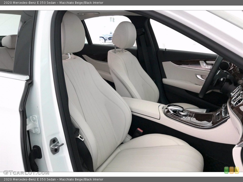 Macchiato Beige/Black 2020 Mercedes-Benz E Interiors
