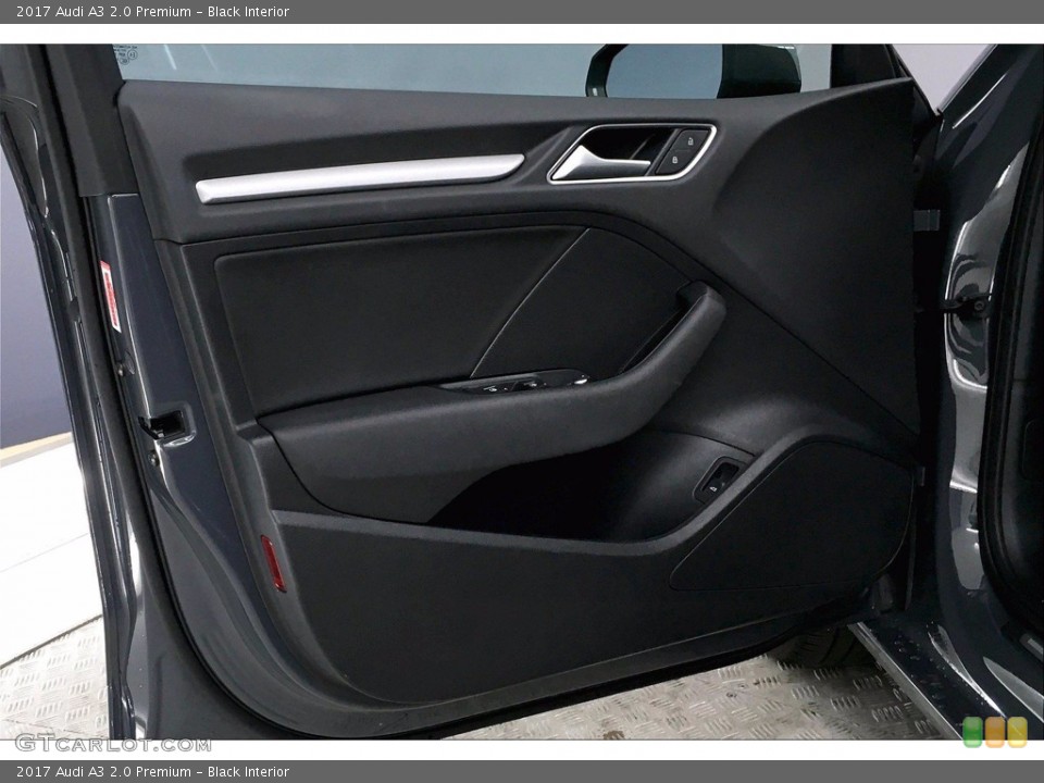 Black Interior Door Panel for the 2017 Audi A3 2.0 Premium #139292412