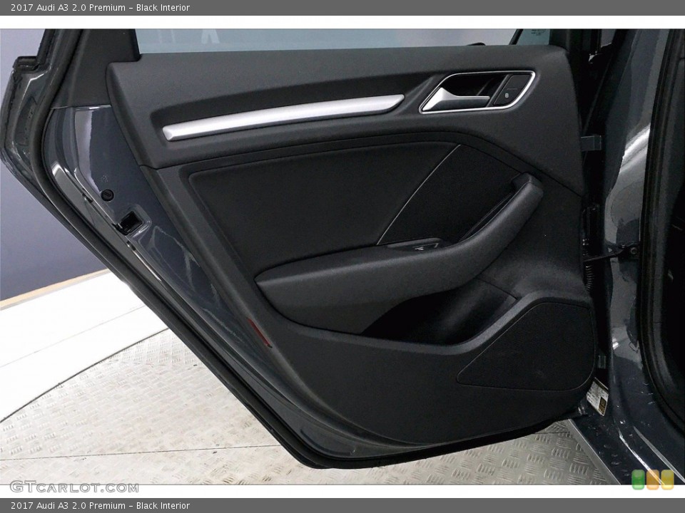Black Interior Door Panel for the 2017 Audi A3 2.0 Premium #139292448