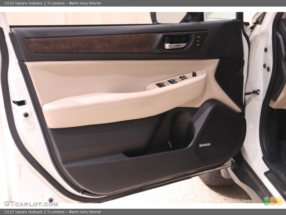 Warm Ivory Interior Door Panel for the 2016 Subaru Outback 2.5i Limited #139294422