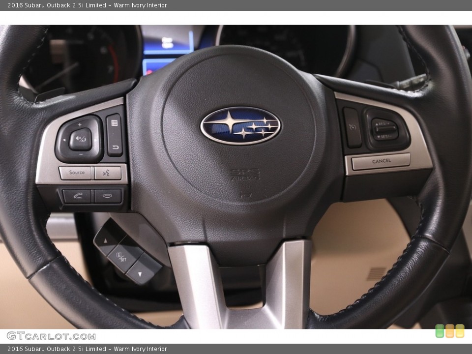 Warm Ivory Interior Steering Wheel for the 2016 Subaru Outback 2.5i Limited #139294500