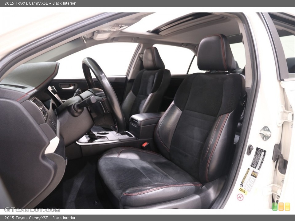 Black Interior Front Seat for the 2015 Toyota Camry XSE #139295847