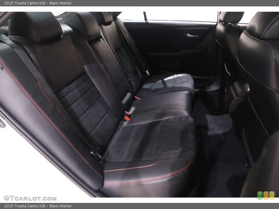 Black Interior Rear Seat for the 2015 Toyota Camry XSE #139295988