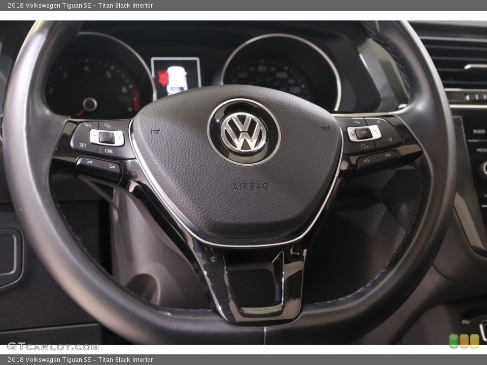 Titan Black Interior Steering Wheel for the 2018 Volkswagen Tiguan SE #139299988