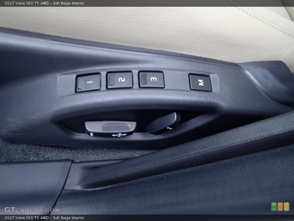Soft Beige Interior Front Seat for the 2017 Volvo S60 T5 AWD #139300711