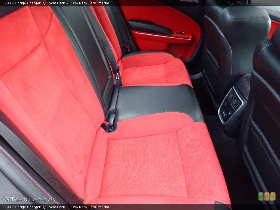 Ruby Red/Black Interior Rear Seat for the 2019 Dodge Charger R/T Scat Pack #139301203