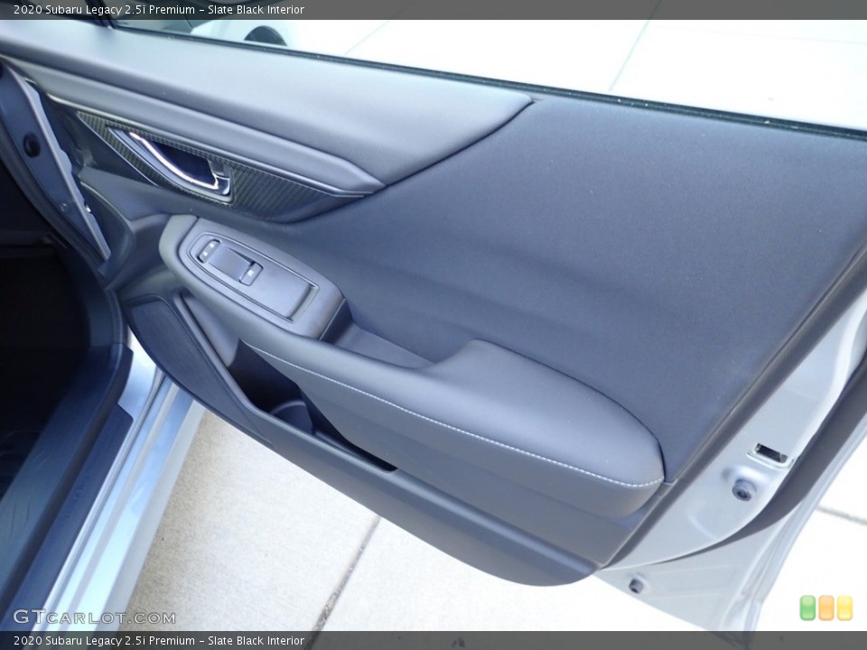 Slate Black Interior Door Panel for the 2020 Subaru Legacy 2.5i Premium #139301815