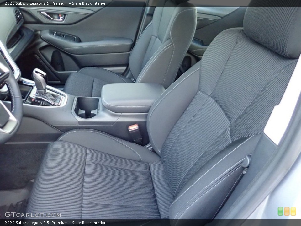Slate Black Interior Front Seat for the 2020 Subaru Legacy 2.5i Premium #139301862