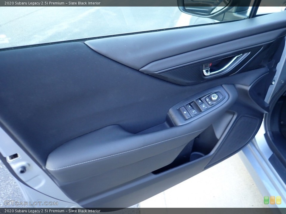 Slate Black Interior Door Panel for the 2020 Subaru Legacy 2.5i Premium #139301950