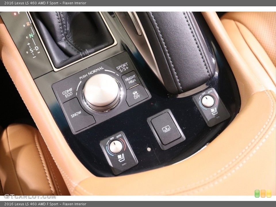 Flaxen Interior Controls for the 2016 Lexus LS 460 AWD F Sport #139302175