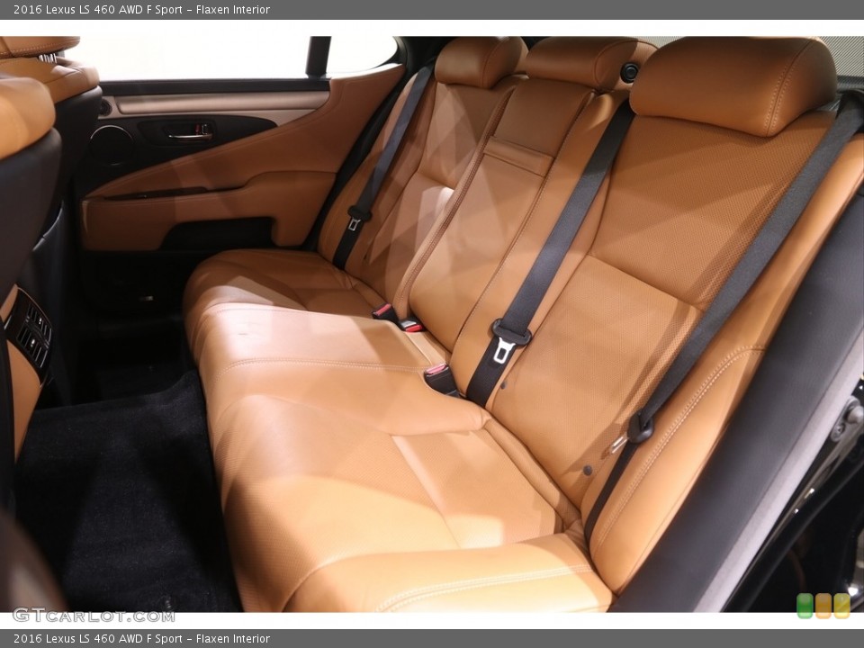 Flaxen Interior Rear Seat for the 2016 Lexus LS 460 AWD F Sport #139302262
