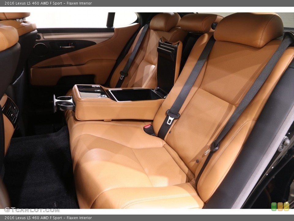 Flaxen Interior Rear Seat for the 2016 Lexus LS 460 AWD F Sport #139302286