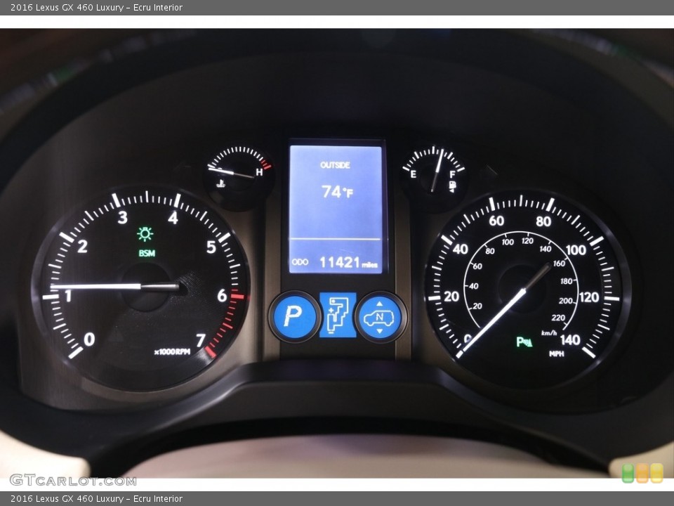 Ecru Interior Gauges for the 2016 Lexus GX 460 Luxury #139302562