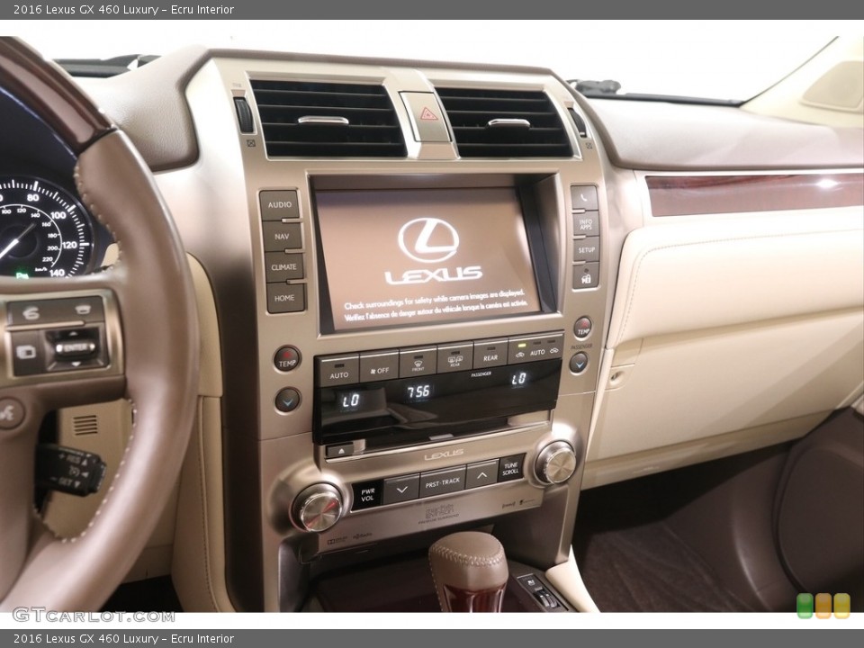 Ecru Interior Controls for the 2016 Lexus GX 460 Luxury #139302583