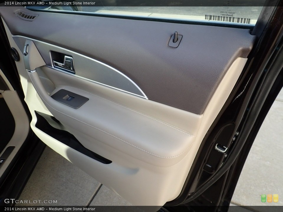 Medium Light Stone Interior Door Panel for the 2014 Lincoln MKX AWD #139302685