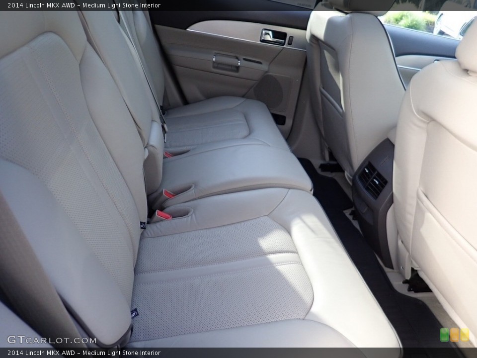 Medium Light Stone Interior Rear Seat for the 2014 Lincoln MKX AWD #139302709