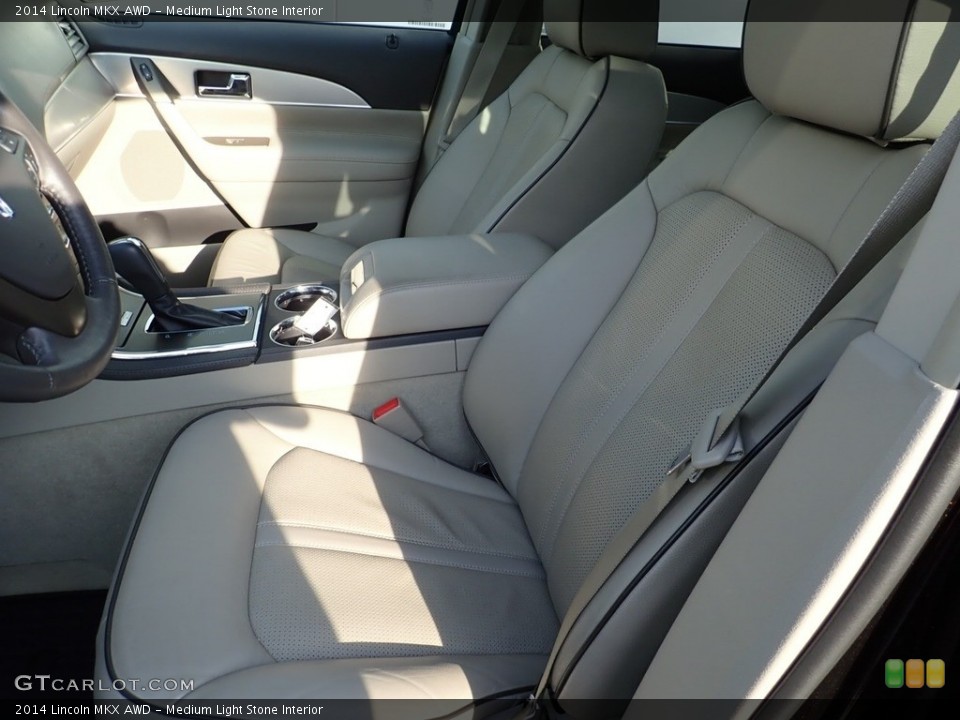 Medium Light Stone Interior Front Seat for the 2014 Lincoln MKX AWD #139302729