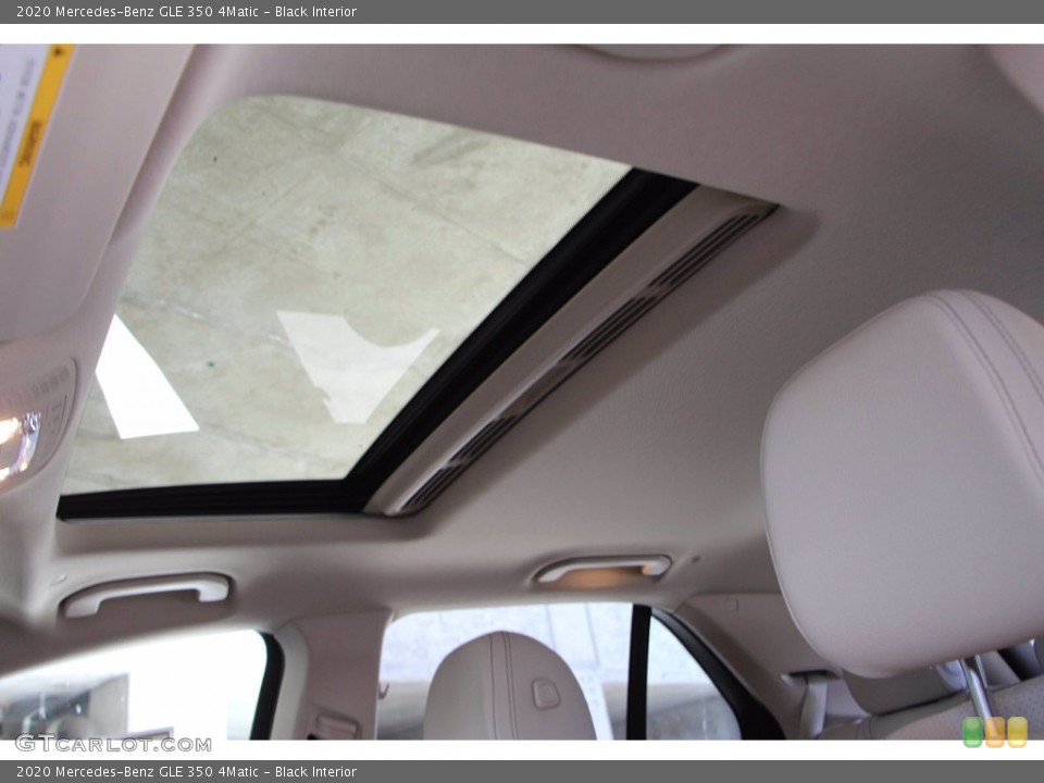 Black Interior Sunroof for the 2020 Mercedes-Benz GLE 350 4Matic #139302746