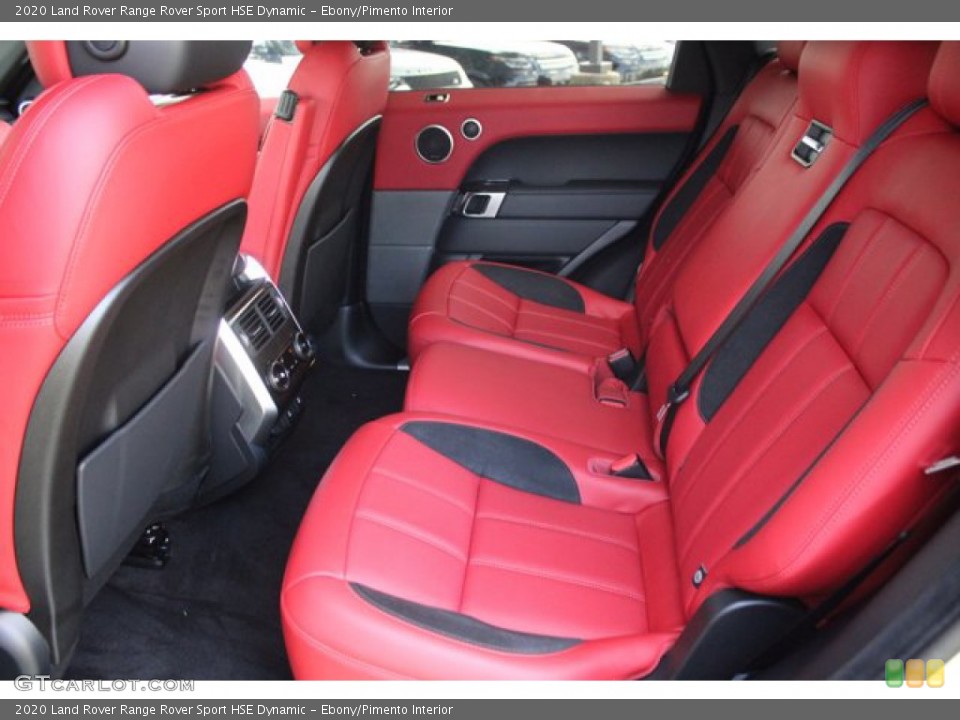 Ebony/Pimento Interior Rear Seat for the 2020 Land Rover Range Rover Sport HSE Dynamic #139302784