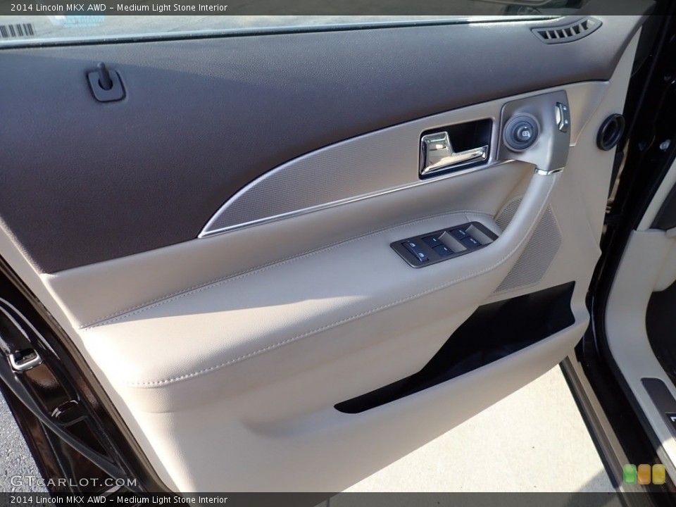 Medium Light Stone Interior Door Panel for the 2014 Lincoln MKX AWD #139302792