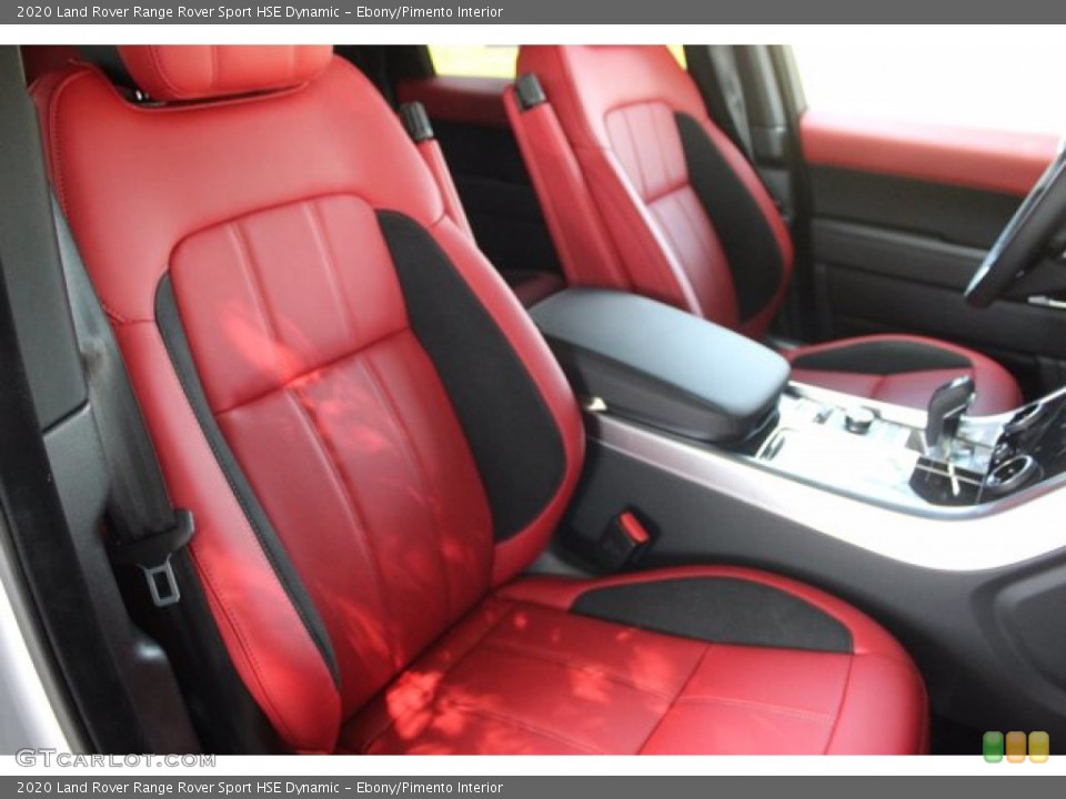 Ebony/Pimento 2020 Land Rover Range Rover Sport Interiors