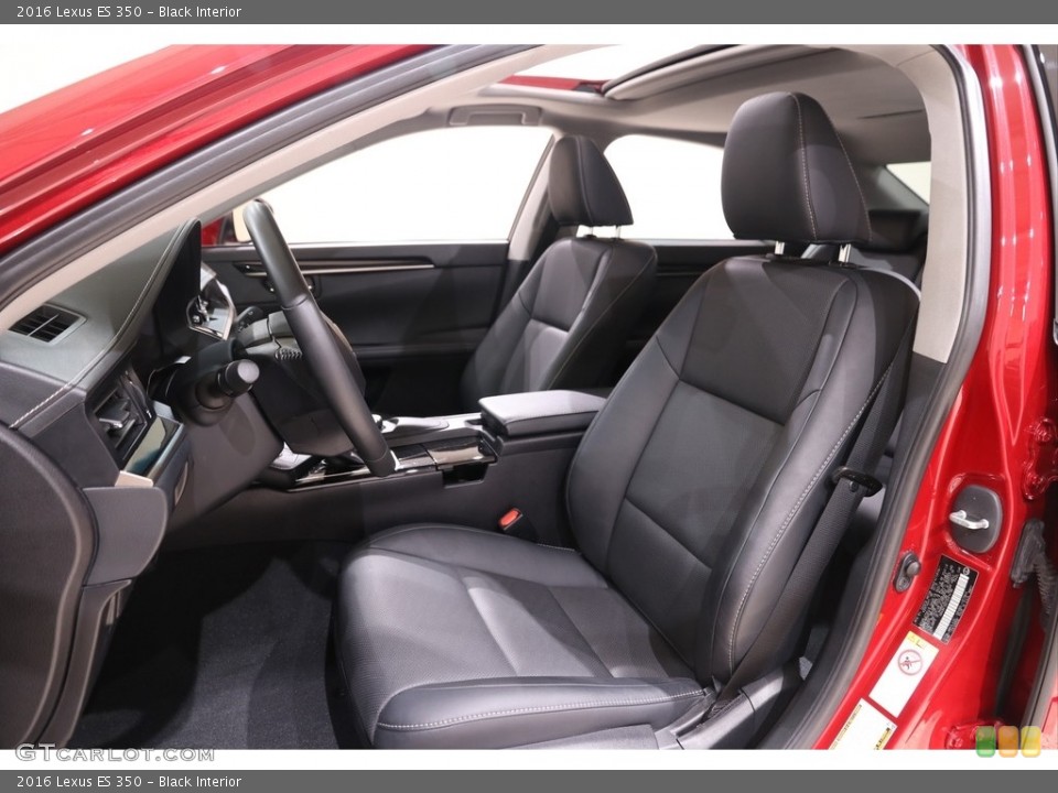 Black Interior Front Seat for the 2016 Lexus ES 350 #139302997