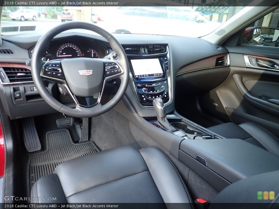 Jet Black/Jet Black Accents Interior Photo for the 2018 Cadillac CTS Luxury AWD #139303324