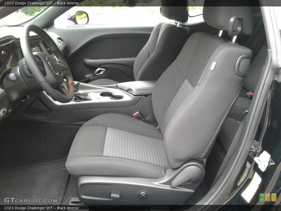 Black Interior Front Seat for the 2020 Dodge Challenger SXT #139303363
