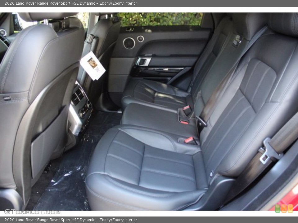 Ebony/Ebony Interior Rear Seat for the 2020 Land Rover Range Rover Sport HSE Dynamic #139303429