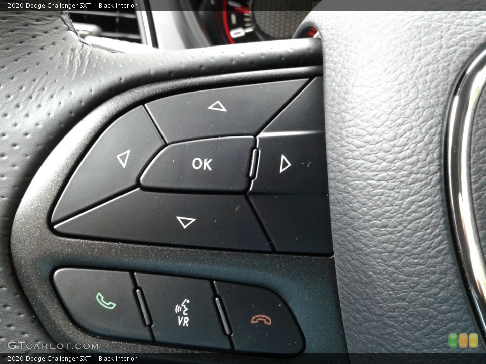 Black Interior Steering Wheel for the 2020 Dodge Challenger SXT #139303522