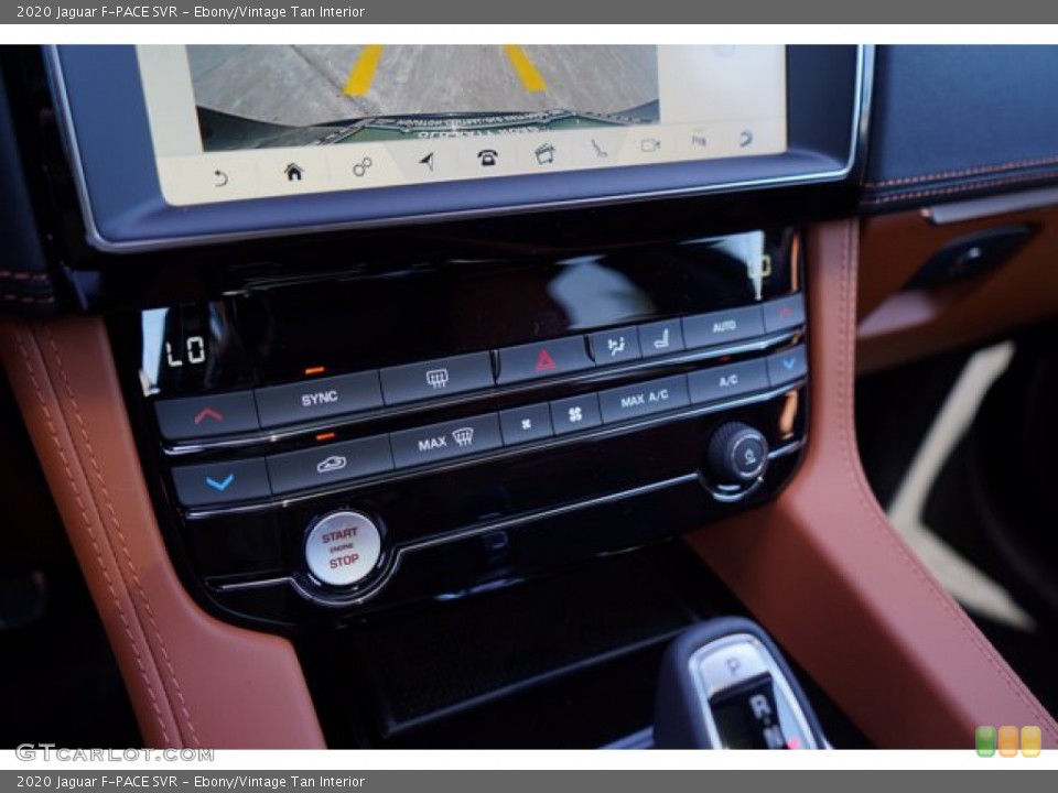 Ebony/Vintage Tan Interior Controls for the 2020 Jaguar F-PACE SVR #139303999