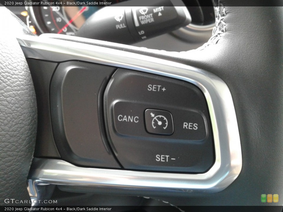 Black/Dark Saddle Interior Steering Wheel for the 2020 Jeep Gladiator Rubicon 4x4 #139304263