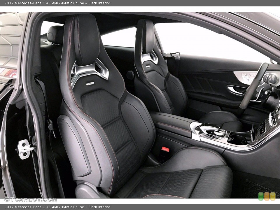 Black Interior Front Seat for the 2017 Mercedes-Benz C 43 AMG 4Matic Coupe #139304446