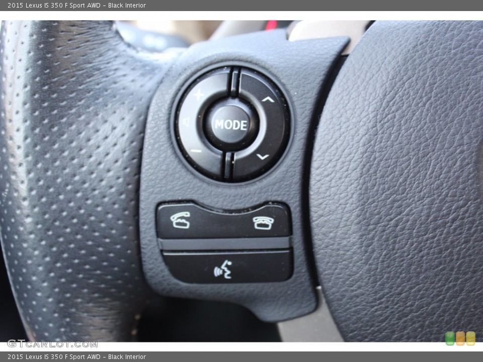 Black Interior Steering Wheel for the 2015 Lexus IS 350 F Sport AWD #139306987