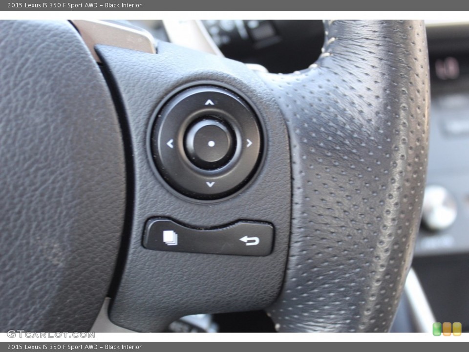 Black Interior Steering Wheel for the 2015 Lexus IS 350 F Sport AWD #139307002