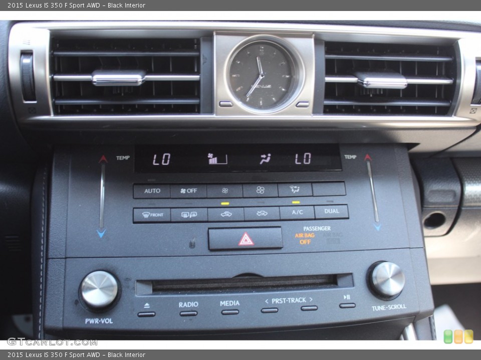 Black Interior Controls for the 2015 Lexus IS 350 F Sport AWD #139307059