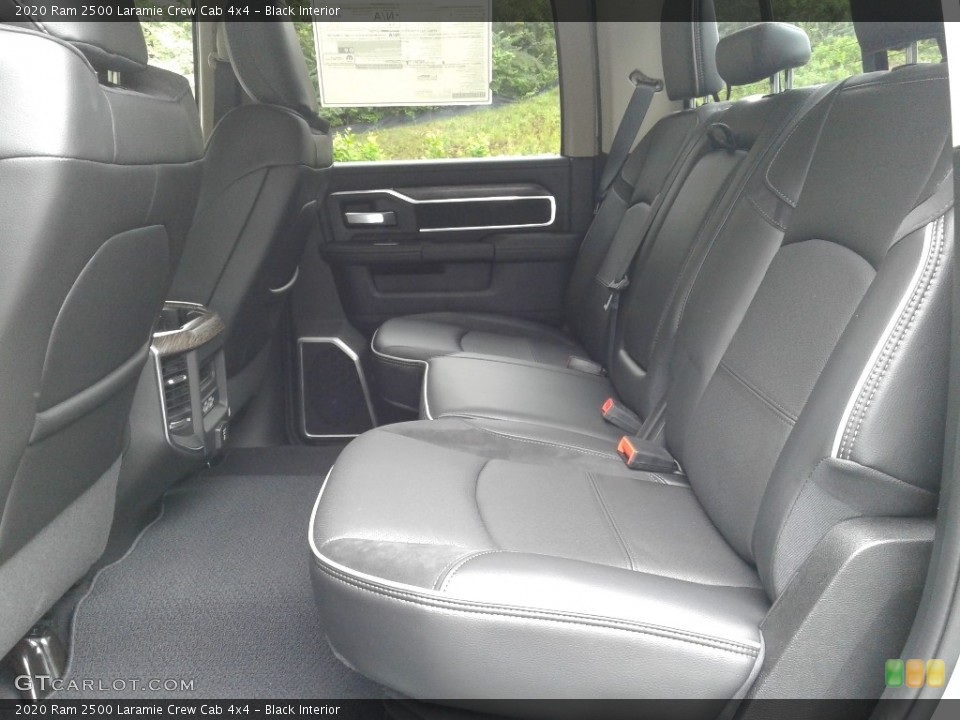 Black Interior Rear Seat for the 2020 Ram 2500 Laramie Crew Cab 4x4 #139307356