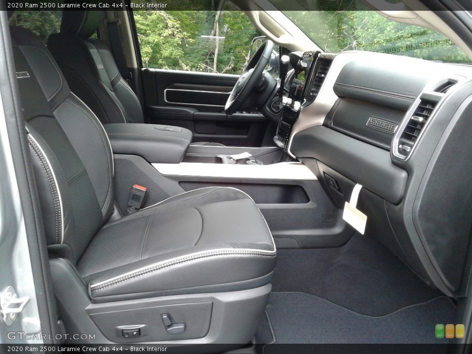 Black Interior Front Seat for the 2020 Ram 2500 Laramie Crew Cab 4x4 #139307392