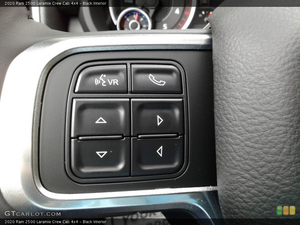 Black Interior Steering Wheel for the 2020 Ram 2500 Laramie Crew Cab 4x4 #139307416