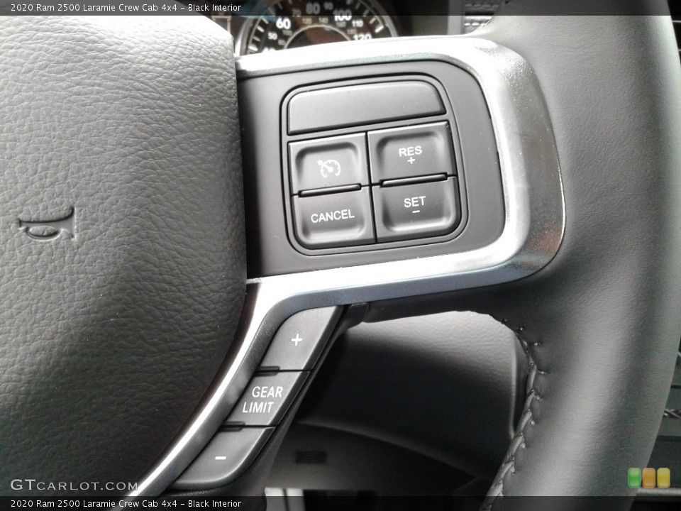 Black Interior Steering Wheel for the 2020 Ram 2500 Laramie Crew Cab 4x4 #139307437
