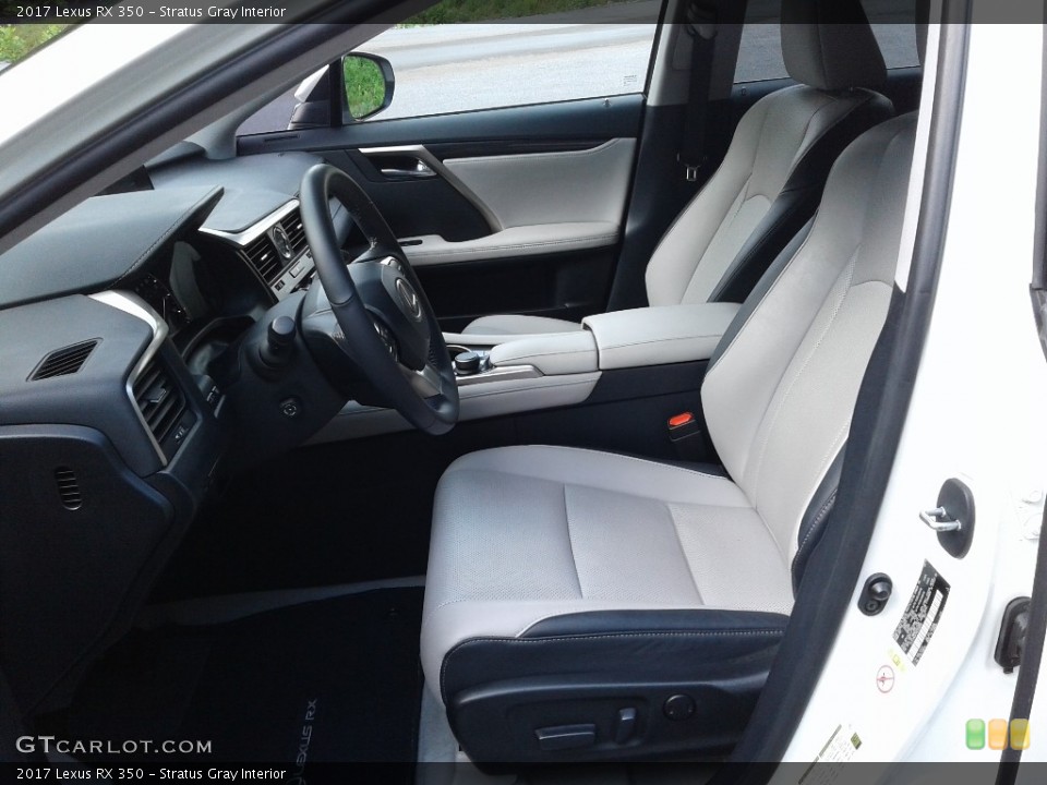 Stratus Gray Interior Front Seat for the 2017 Lexus RX 350 #139309915