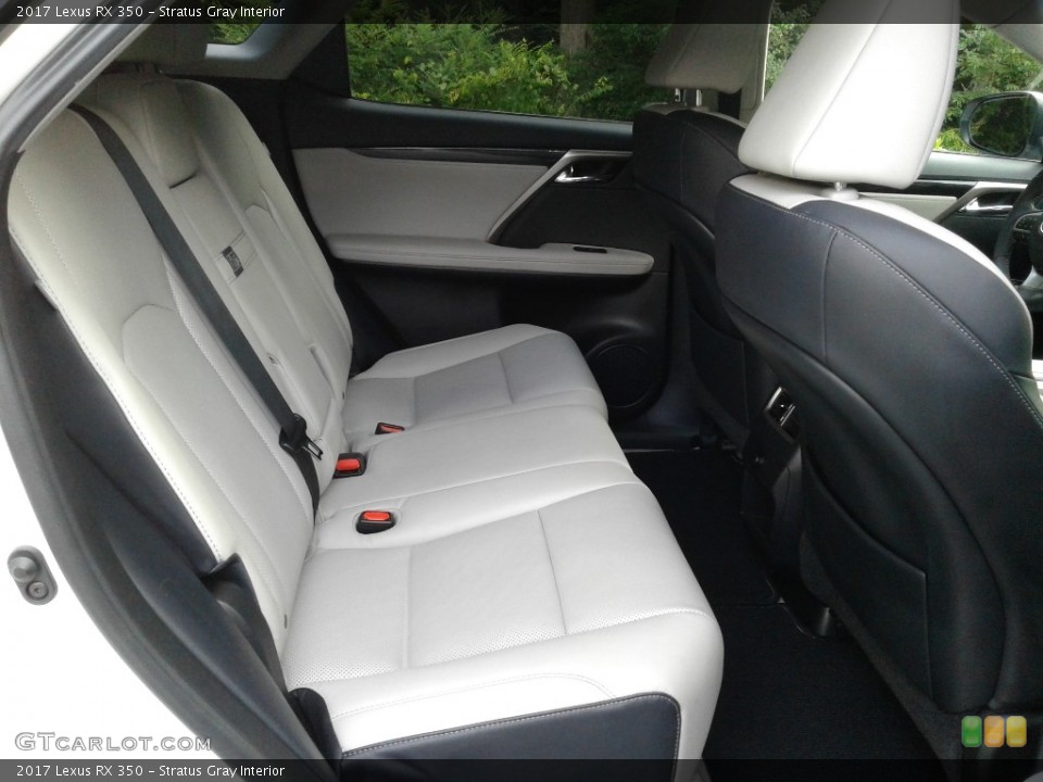 Stratus Gray Interior Rear Seat for the 2017 Lexus RX 350 #139310017