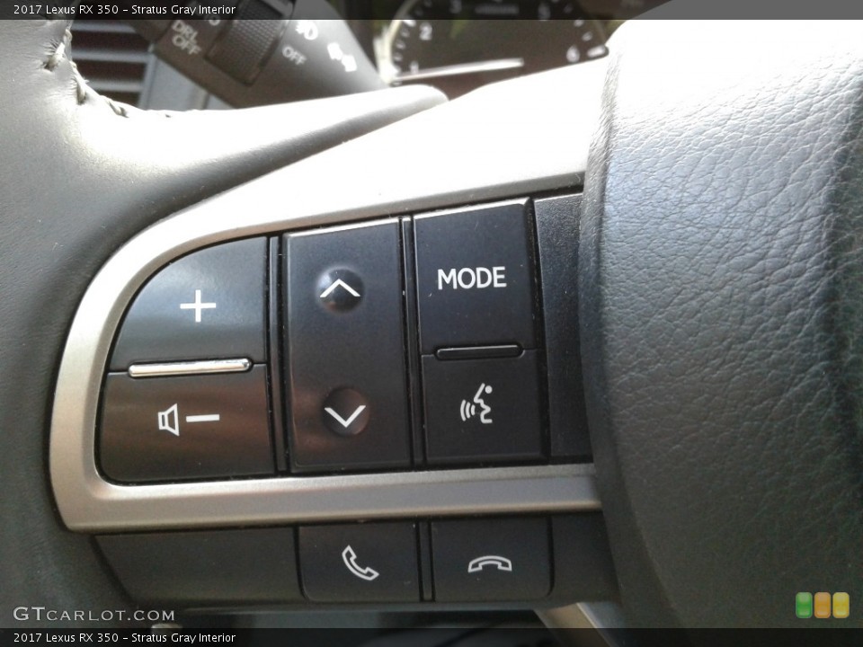Stratus Gray Interior Steering Wheel for the 2017 Lexus RX 350 #139310110