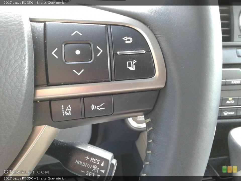 Stratus Gray Interior Steering Wheel for the 2017 Lexus RX 350 #139310134