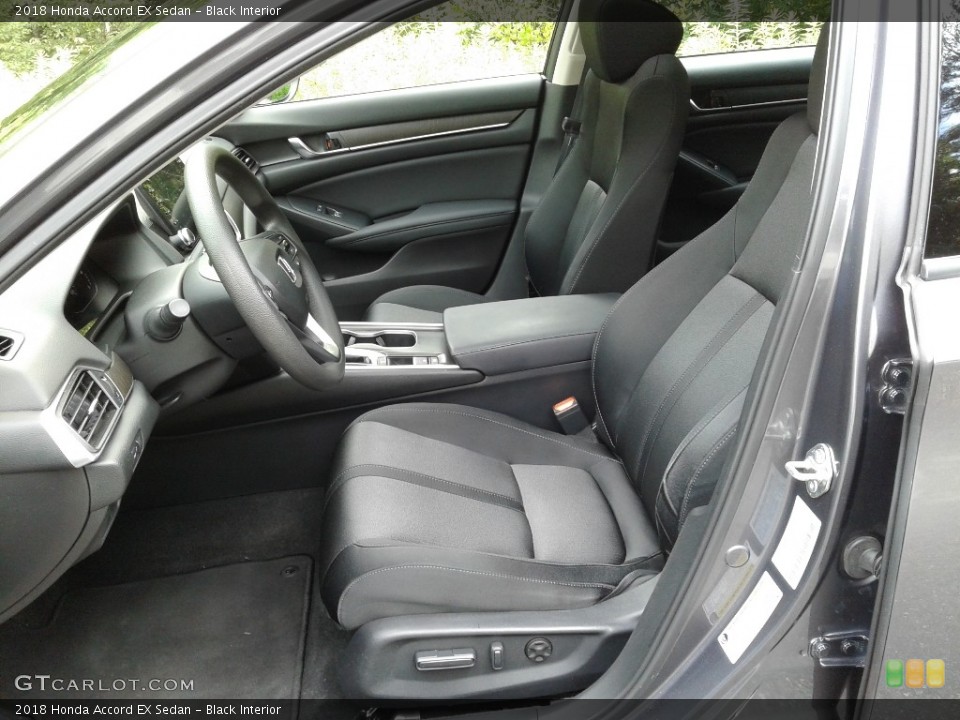 Black Interior Front Seat for the 2018 Honda Accord EX Sedan #139310668
