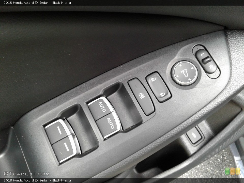 Black Interior Controls for the 2018 Honda Accord EX Sedan #139310692