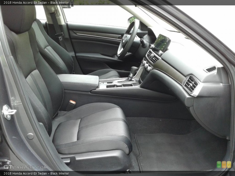 Black Interior Front Seat for the 2018 Honda Accord EX Sedan #139310797