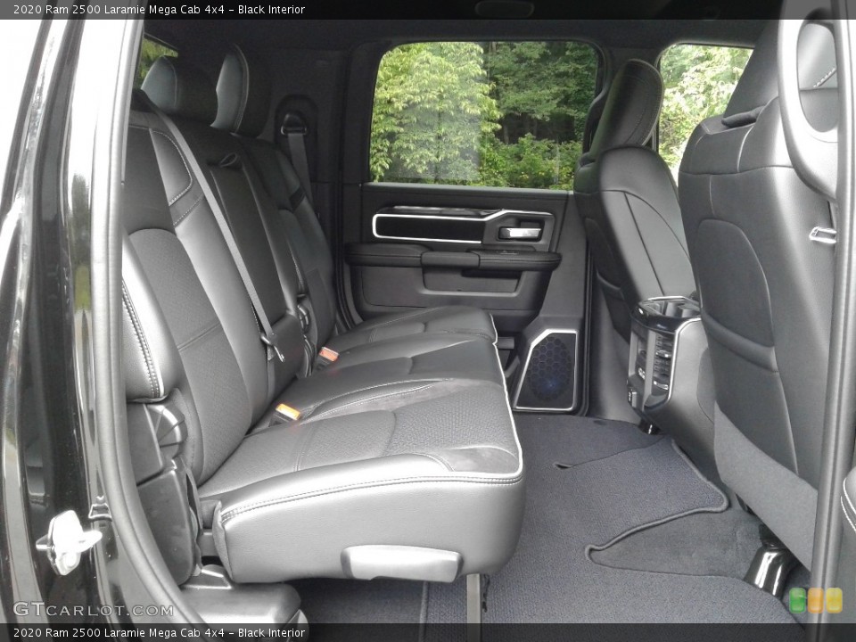 Black Interior Rear Seat for the 2020 Ram 2500 Laramie Mega Cab 4x4 #139312268