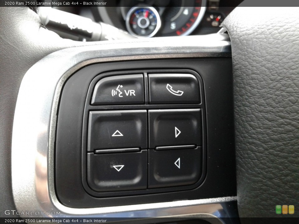 Black Interior Steering Wheel for the 2020 Ram 2500 Laramie Mega Cab 4x4 #139312369